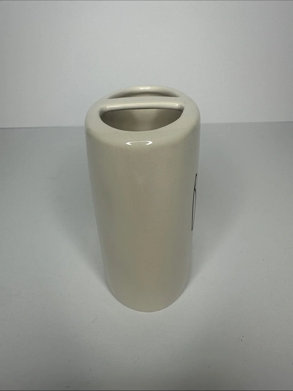 Rae Dunn BRUSH Toothbrush Holder - Cream and Black